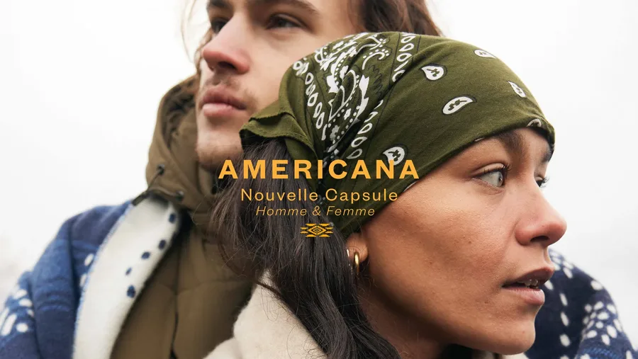 Bonne Gueule — Lancement de la capsule hiver Americana : visuels et vidéos d’acquisition, site e-commerce et habillage de boutique.